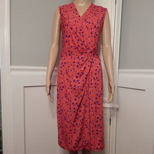 Banana Republic Red Floral Faux Wrap Dress XS NWT